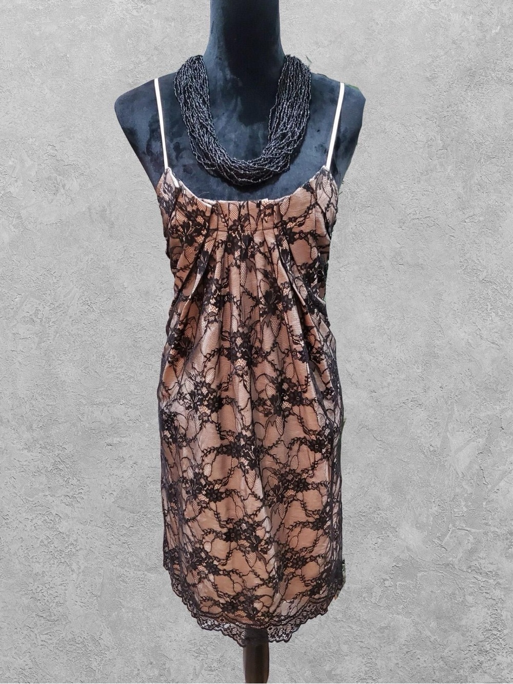 Moda International RARE Vintage Y2K Goth Baddie Lace Dress